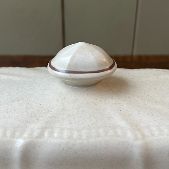 Kensington Staffordshire Handcrafted England Ironstone Butter Dish - Picture 11 of 15